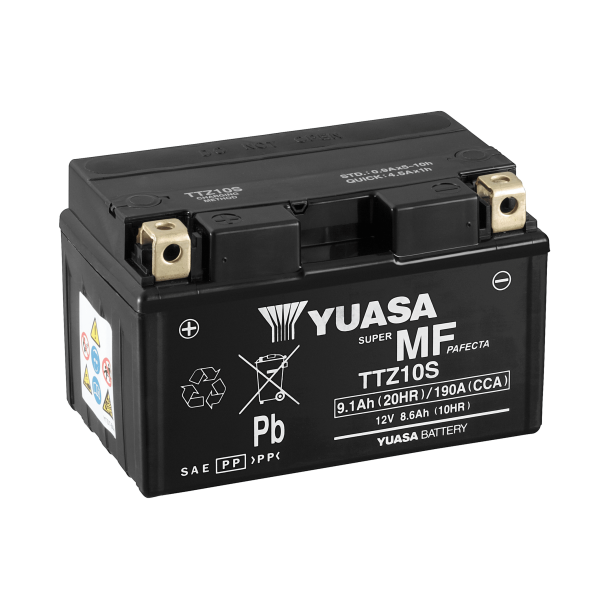 Yuasa YTZ10S 12V 9,1Ah 190A batteri  102013
