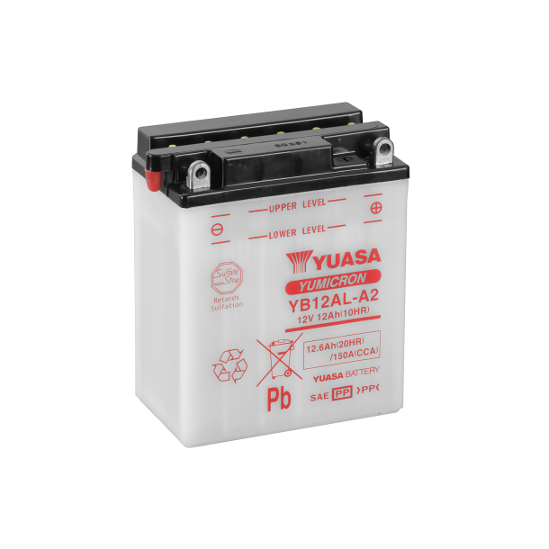 Yuasa 12V 12,6Ah 150A batteri - 102069
