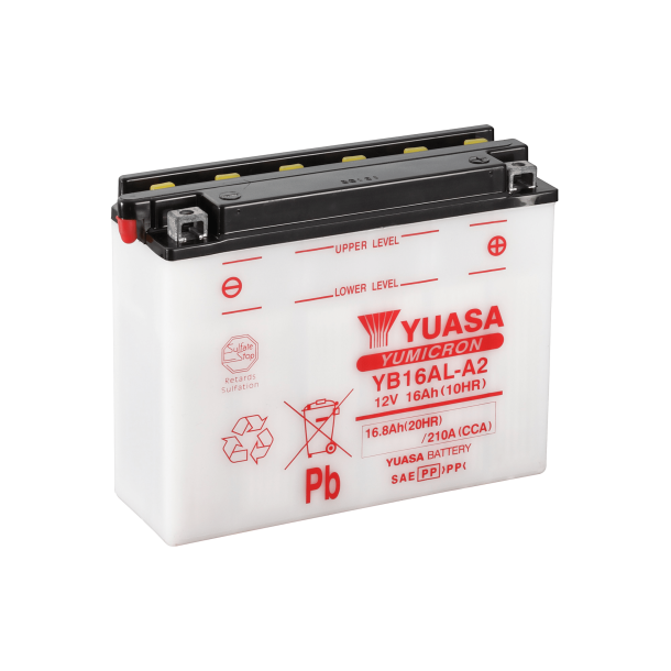 Yuasa - 12V 16,8Ah 210A batteri - 102098