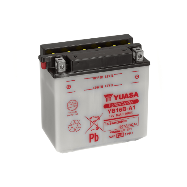 Yuasa YB16B-A1 12 V 16,8 Ah 207 A batteri - 102101
