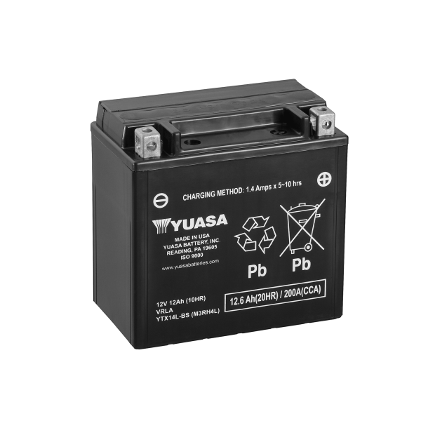 Yuasa 12 V 12,6 Ah 200 A batteri - 102178