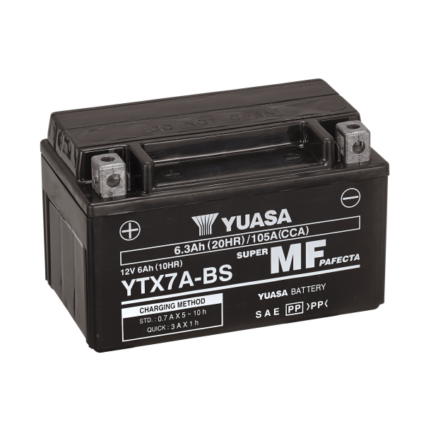 Yuasa 12V 6,3Ah 105A batteri - 102202
