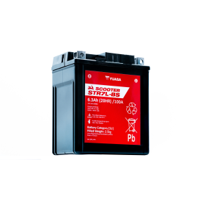 Yuasa - 12V 6,3Ah 100A batteri - 103231