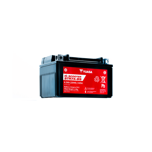 Yuasa 12 V 6,3 Ah 105 A batteri - 103232