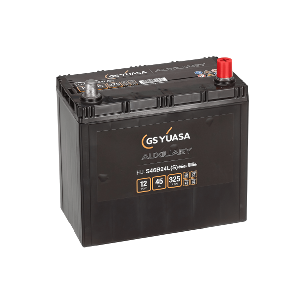 Yuasa - 12V 45Ah 325A Batteri - HJ-S46B24L(S)