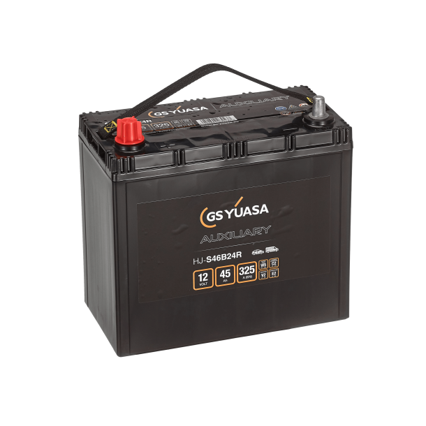 Yuasa - 12V 45Ah 325A Batteri - HJ-S46B24R
