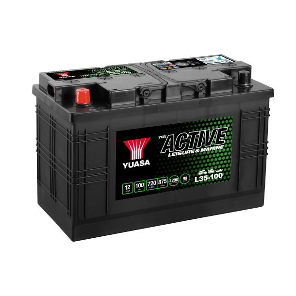 Yuasa - 12V 100Ah 720A Batteri - L35-100