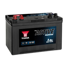 Yuasa - 12V 90Ah 720A Batteri - M27-90S