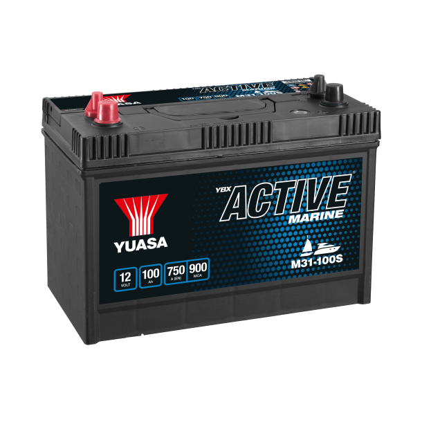 Yuasa - 12V 100Ah 750A Batteri - M31-100S