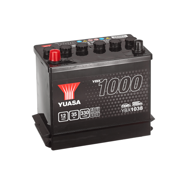 Yuasa - 12V 35Ah 330A Batteri - YBX1038