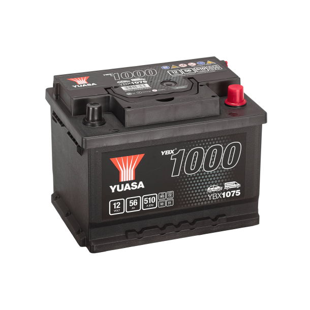 Yuasa - 12V 56Ah 510A Batteri - YBX1075