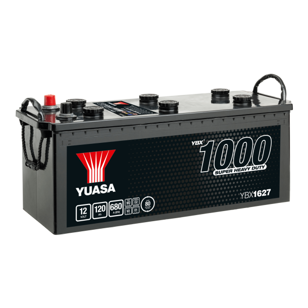 Yuasa - 12V 120Ah 680A Batteri - YBX1627
