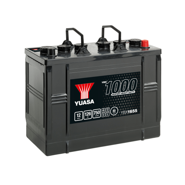Yuasa - 12V 126Ah 750A Batteri - YBX1655