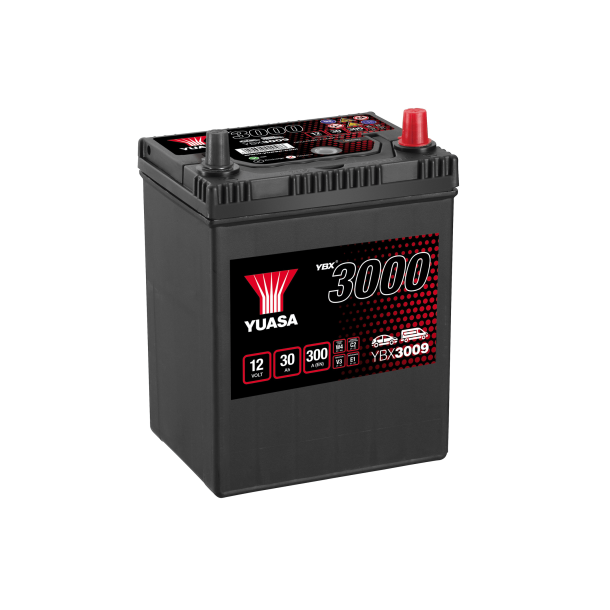 Yuasa - 12V 30Ah 300A Batteri - YBX3009