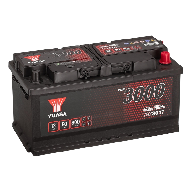 Yuasa - 12V 90Ah 800A Batteri - YBX3017