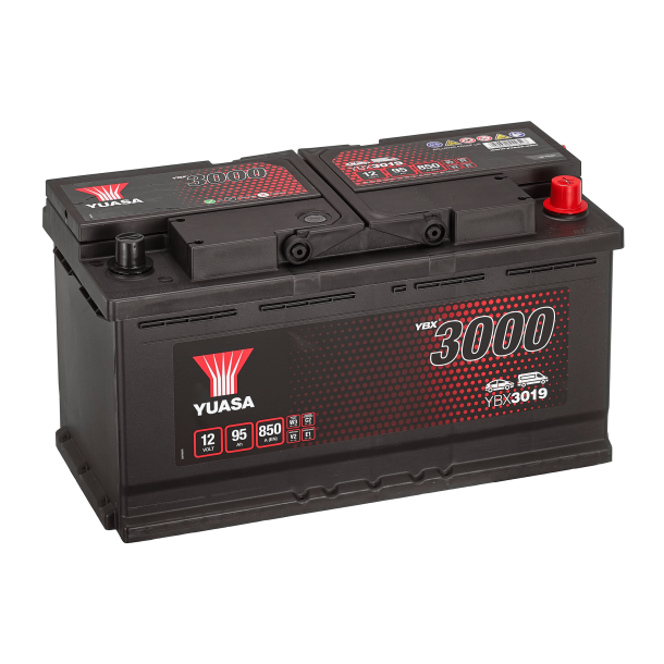 Yuasa - 12V 95Ah 850A Batteri - YBX3019