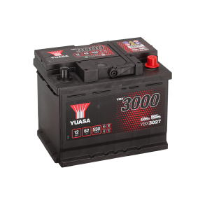 Yuasa - 12V 62Ah 550A Batteri - YBX3027