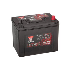 Yuasa - 12V 72Ah 600A Batteri - YBX3030