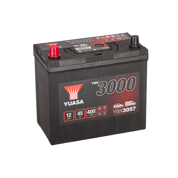 Yuasa - 12V 45Ah 400A Batteri - YBX3057