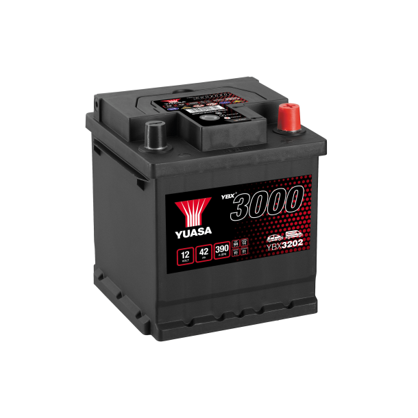 Yuasa - 12V 42Ah 390A Batteri - YBX3202