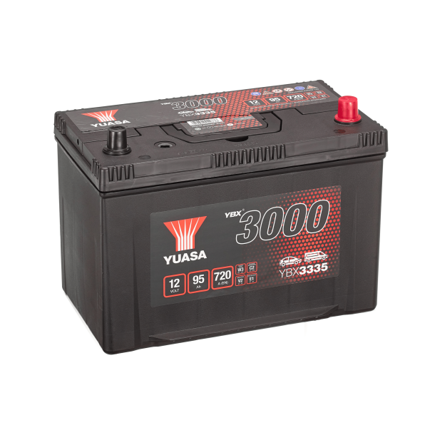 Yuasa - 12V 95Ah 720A Batteri - YBX3335