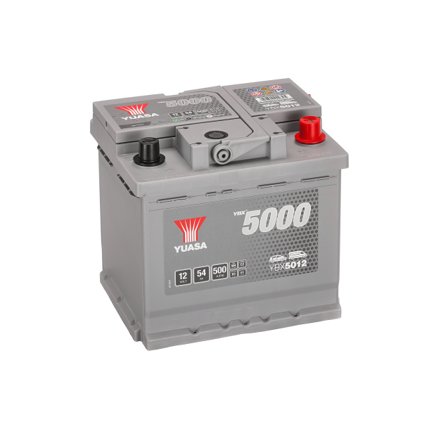 Yuasa - 12V 54Ah 500A Batteri - YBX5012