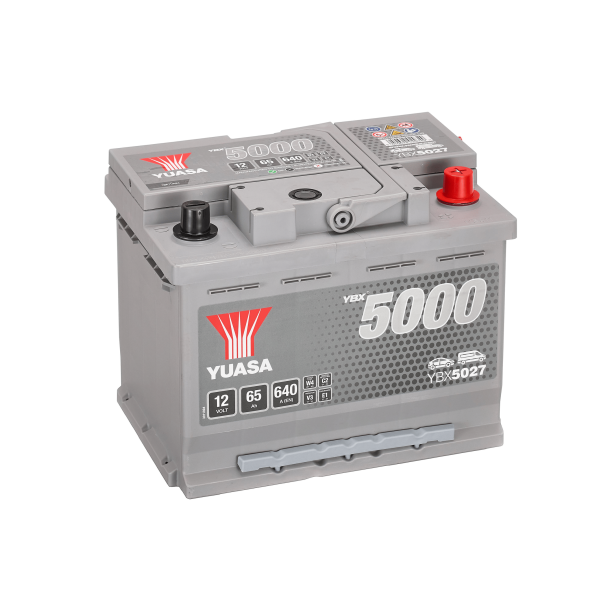 Yuasa - 12V 65Ah 640A Batteri - YBX5027