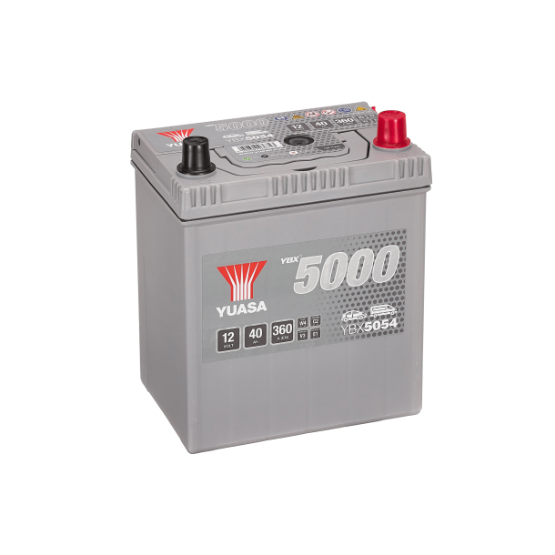 Yuasa - 12V 40Ah 360A Batteri - YBX5054