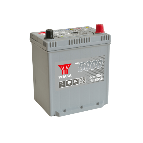 Yuasa - 12V 40Ah 360A Batteri - YBX5056