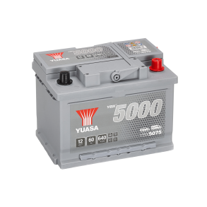 Yuasa - 12V 60Ah 640A Batteri - YBX5075