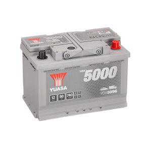 Yuasa - 12V 80Ah 740A Batteri - YBX5096