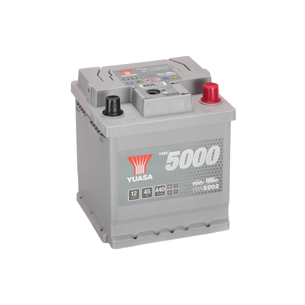 Yuasa - 12V 45Ah 440A Batteri - YBX5202