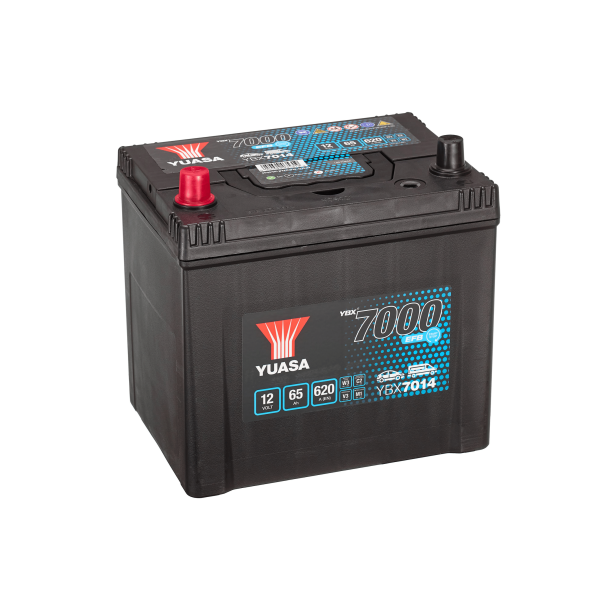 Yuasa - 12V 65Ah 620A Batteri - YBX7014