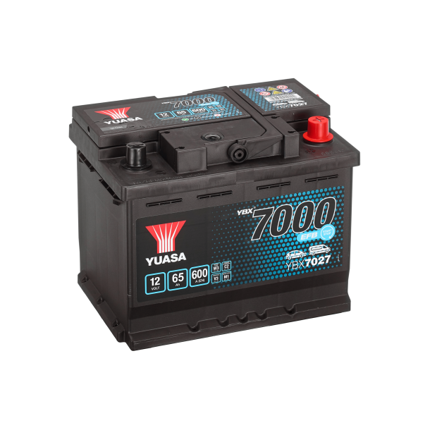 Yuasa - 12V 65Ah 600A Batteri - YBX7027