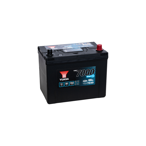 Yuasa - 12V 80Ah 760A Batteri - YBX7030