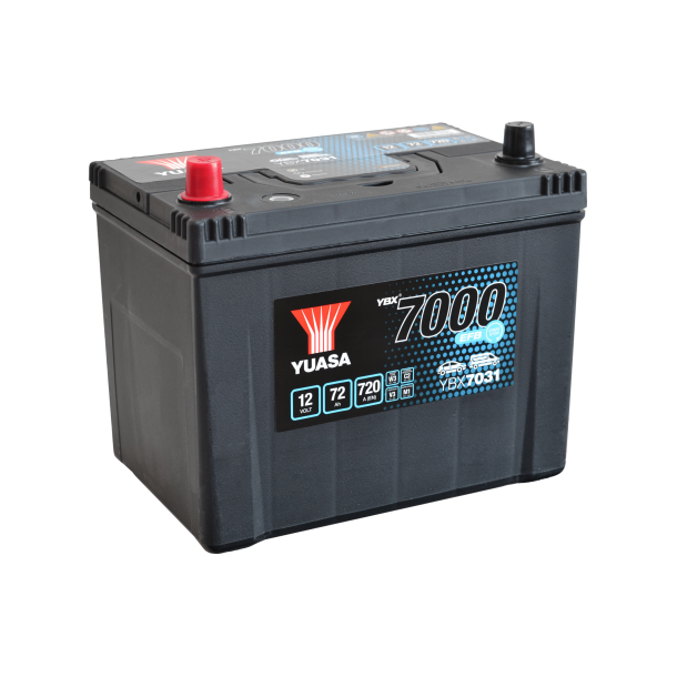 Yuasa - 12V 72Ah 720A Batteri - YBX7031