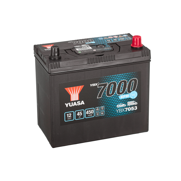 Yuasa - 12V 45Ah 450A Batteri - YBX7053