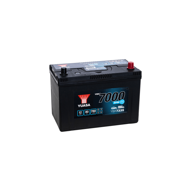 Yuasa - 12V 80Ah 780A Batteri - YBX7335