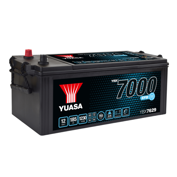 Yuasa - 12V 185Ah 1230A Batteri - YBX7629