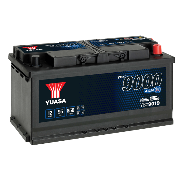 Yuasa - 12V 95Ah 850A Batteri - YBX9019