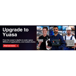 Yuasa - 12V 12Ah 200A Batteri - YBXAX14