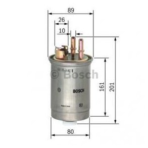 BOSCH Brnslefilter 0 450 906 376 (N6376)