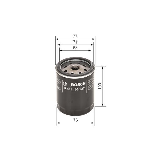 BOSCH oliefilter 0 451 103 232 (P 3232)