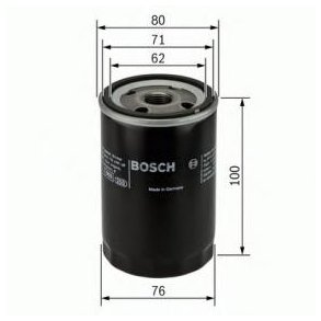 BOSCH oljefilter 0 451 103 342 (P 3342)