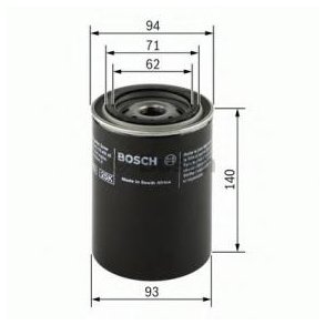 BOSCH oljefilter 0 451 104 005 (P 4005)