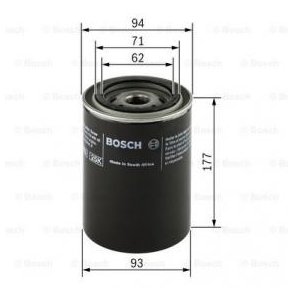 BOSCH oljefilter 0 451 203 002 (P 3002)
