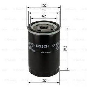 BOSCH oljefilter 0 451 302 182 (P 2182)