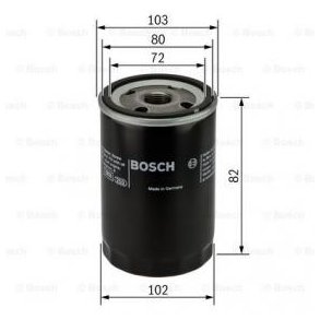 BOSCH oljefilter 0 986 452 030 (P 2030)