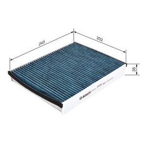 BOSCH kabinefilter+ 0 986 628 538 (A8538)
