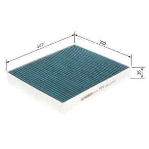 BOSCH kabinefilter+ 0 986 628 539 (A8539)